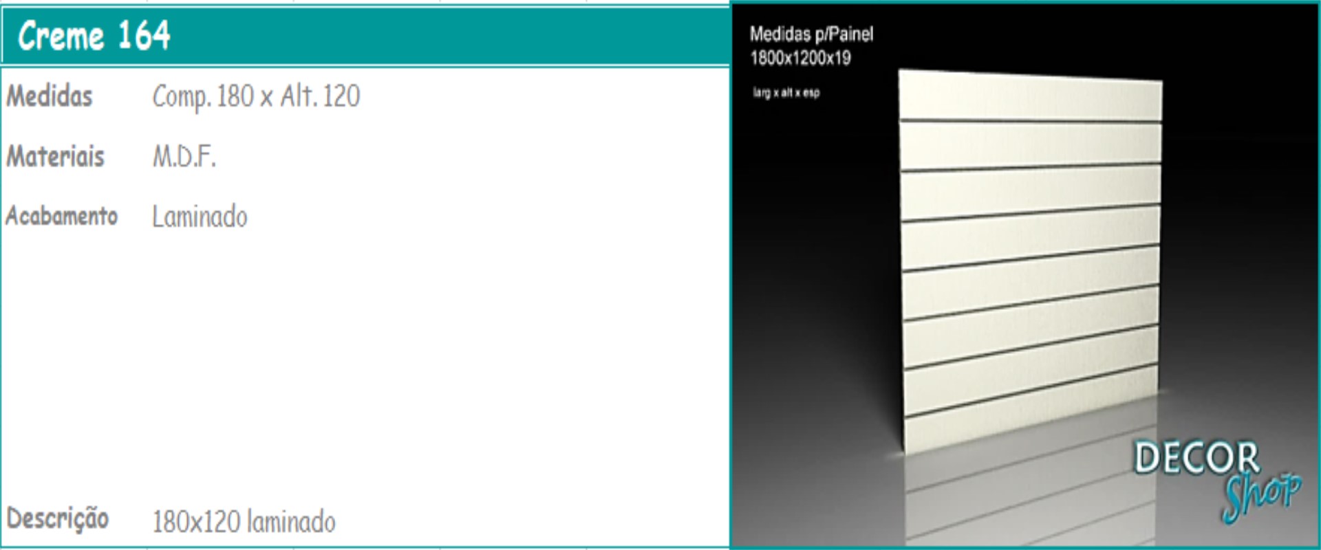 2 - Painel creme